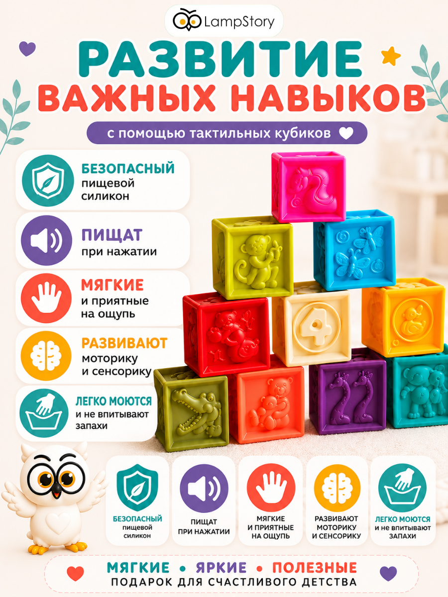 Игрушка LampStory кубики - фото 5