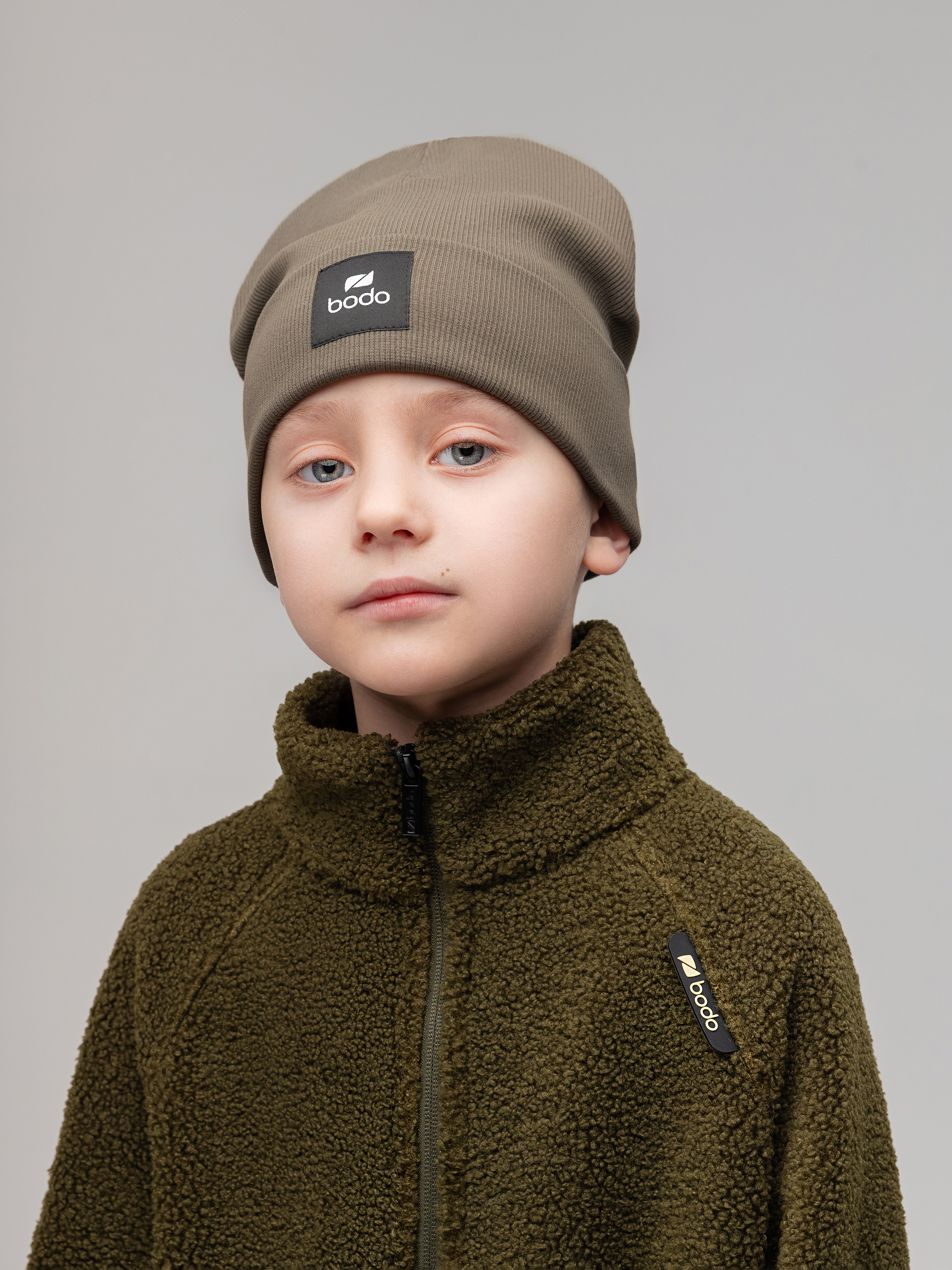 Шапка Bodo 10-271MU_хаки - фото 2