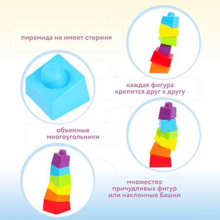 Пирамидка Mlitoys 6элементов OTG0949976