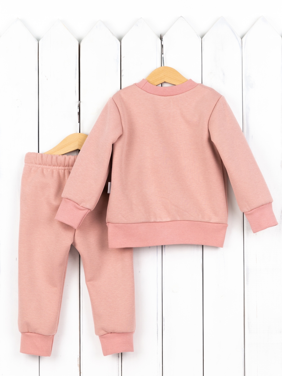 Костюм Baby boom КД482/13-Ф Soft аппликация "Ёжик" пудра - фото 6