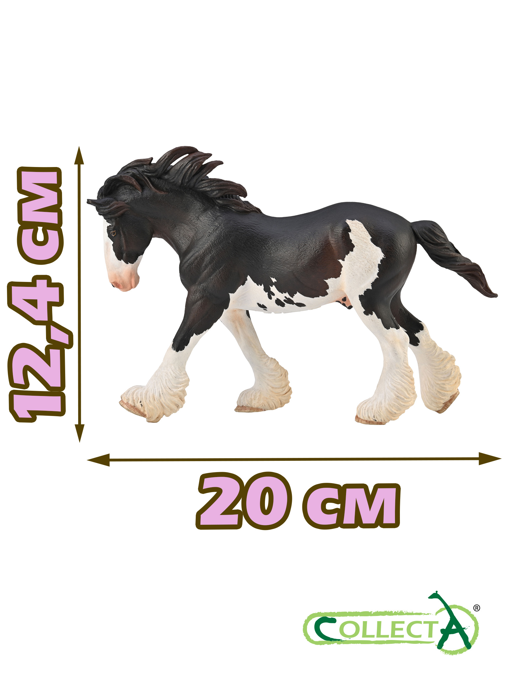 Фигурка Collecta Клайдесдейлский жеребец - фото 2