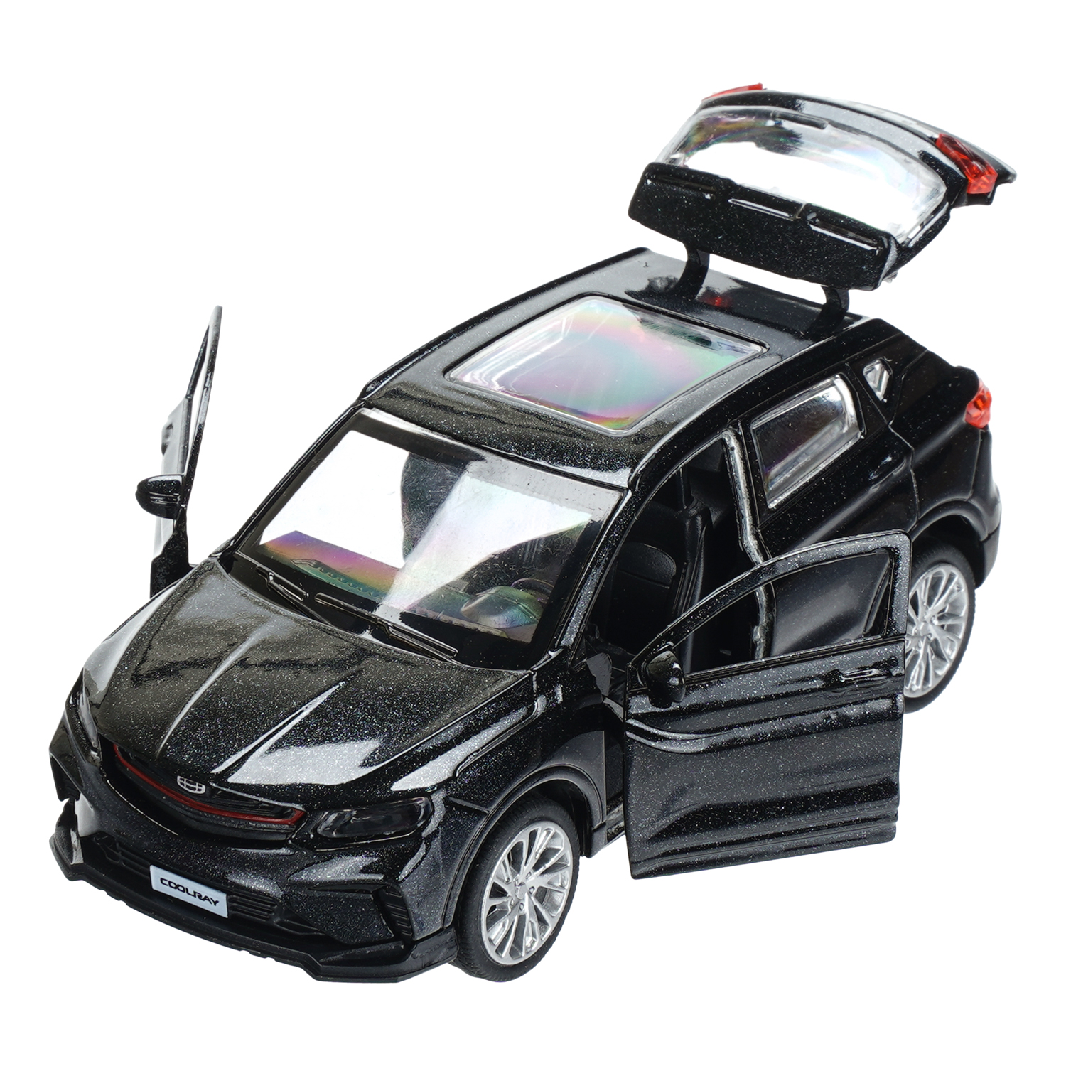 Автомобиль Huada Toys Gelly Черная 411360 - фото 4