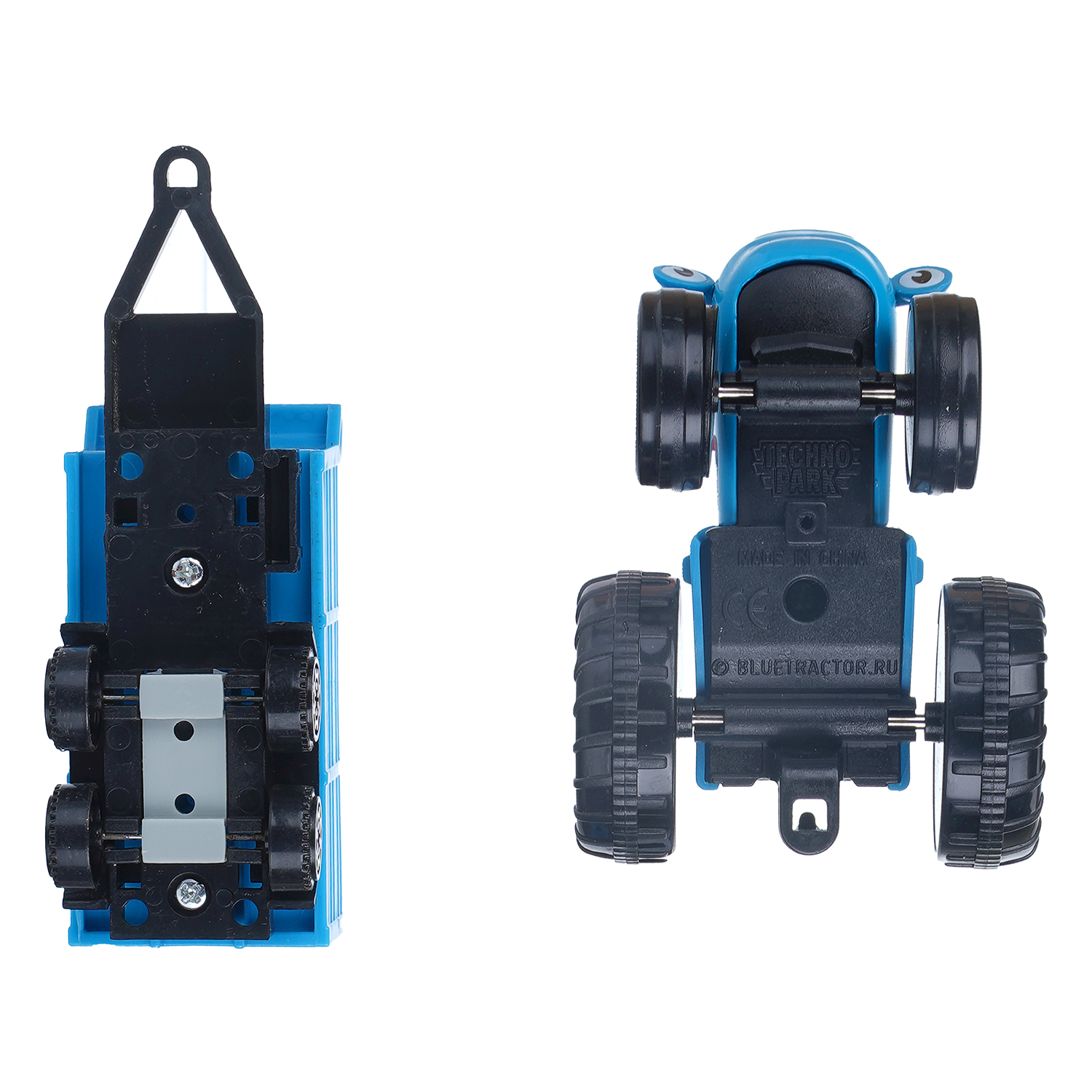 Трактор Технопарк Синий трактор 412593 - фото 6