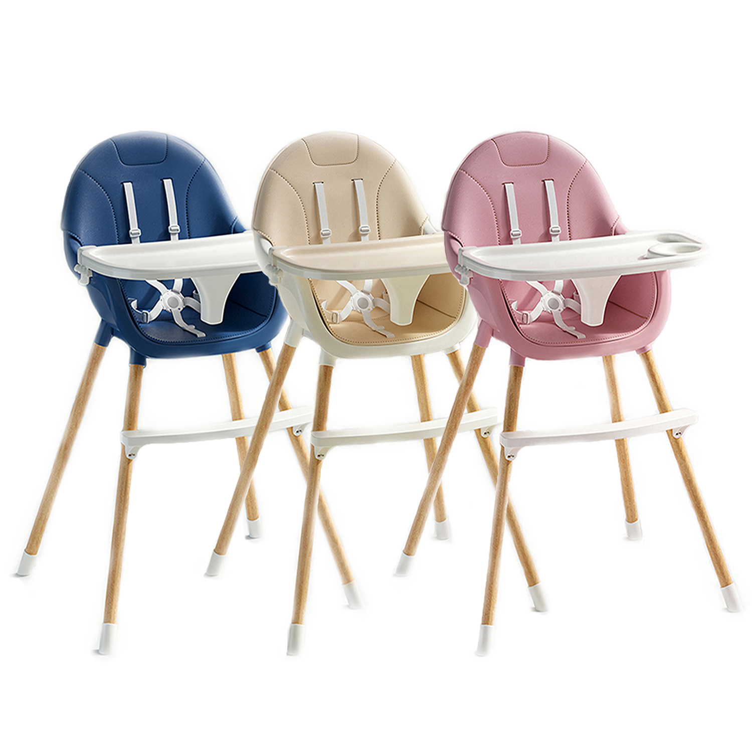 Стульчик для кормления TOMMY Time to Eat розовый - фото 6