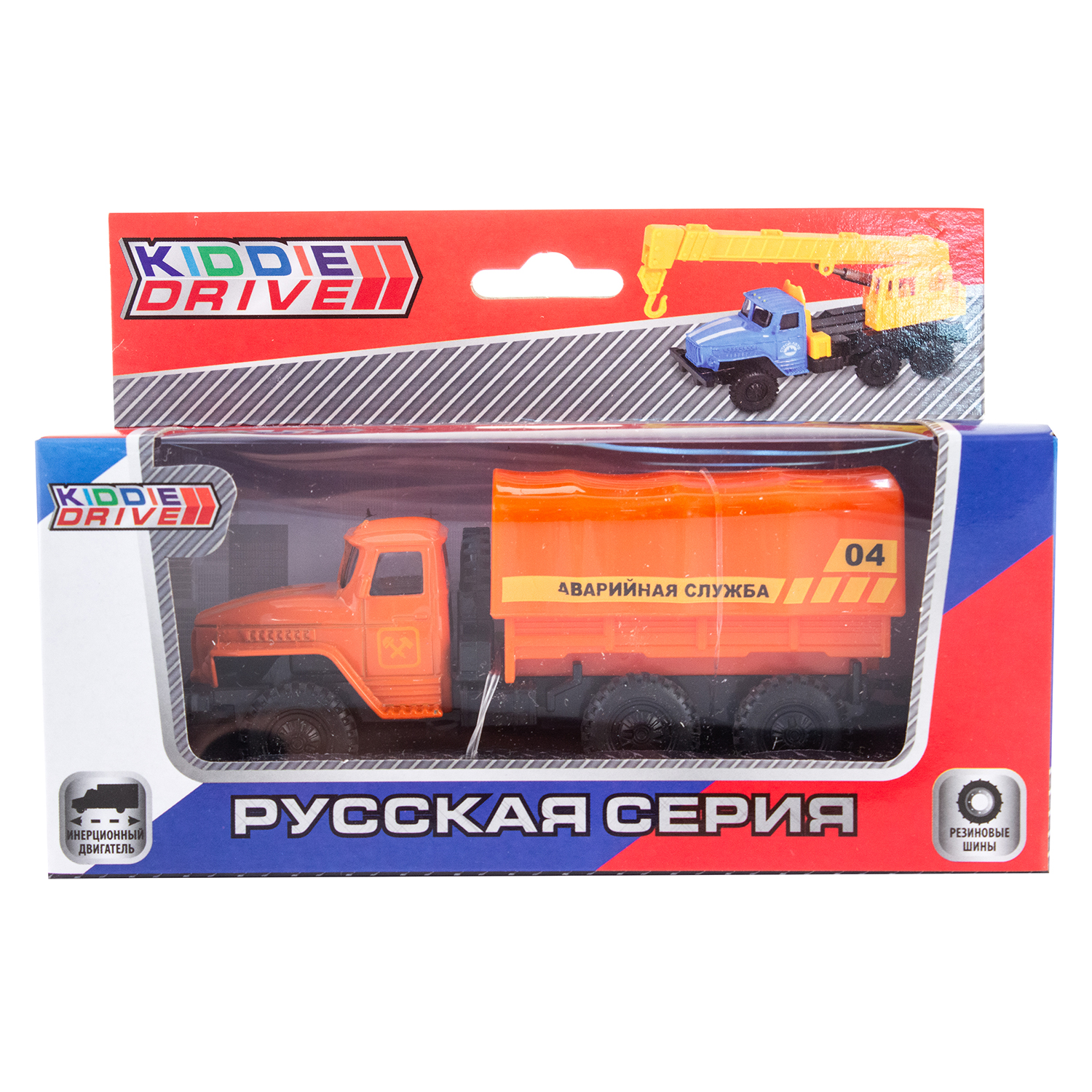 Грузовик KiddieDrive аварийная служба инерционный 1501189_3 - фото 2