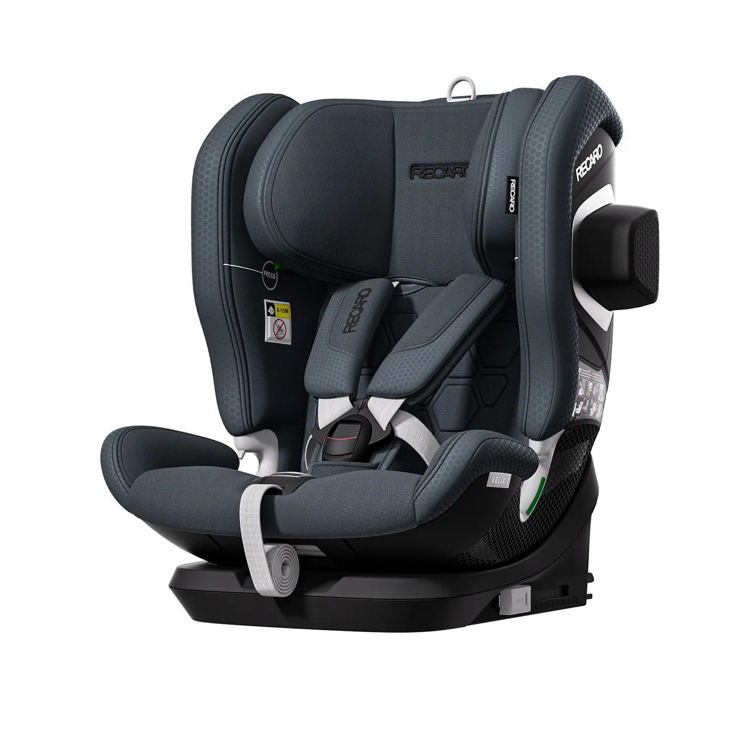 Автокресло Recaro Velix 1 Isofix 1/2/3 (9-36 кг) серый - фото 3