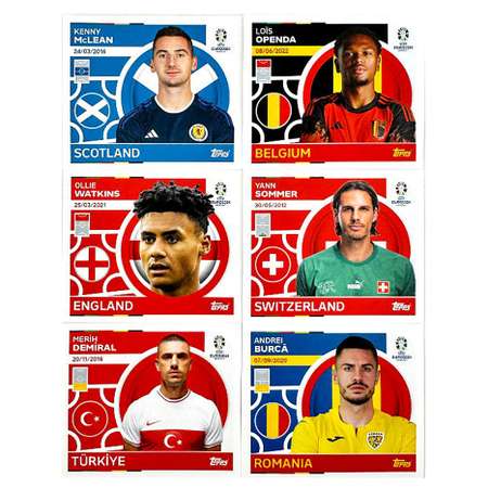 Наклейки topps 25 шт.
