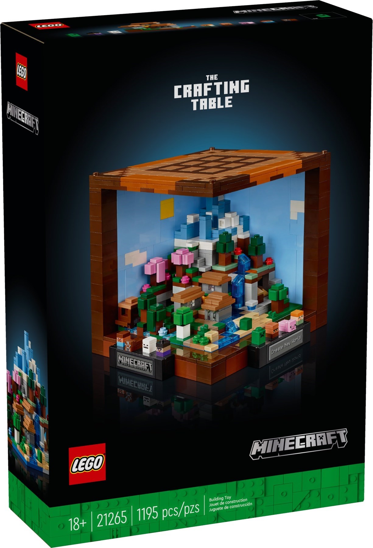 Изображение товара Конструктор LEGO Minecraft Верстак 21265 - 491 деталь для творчества