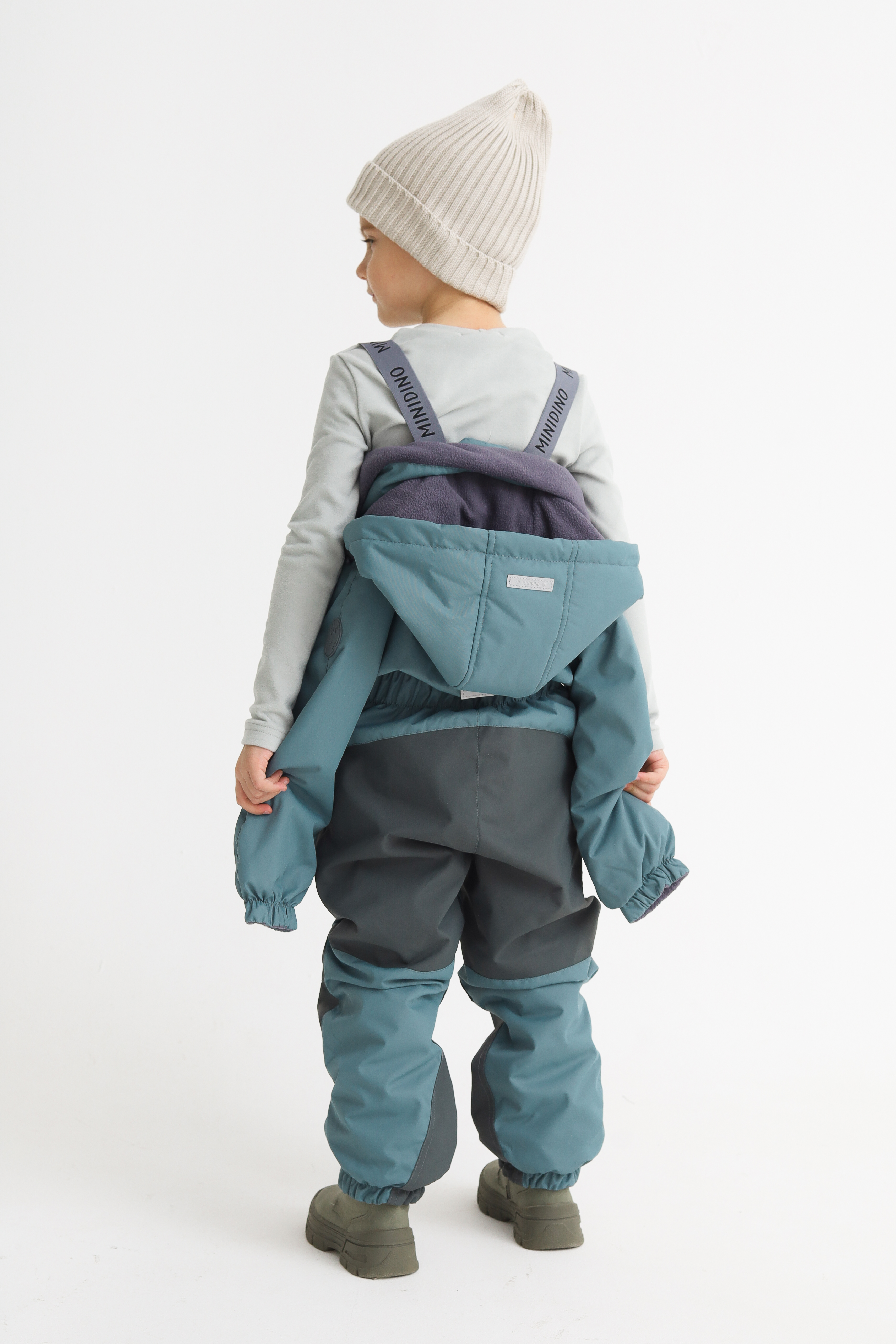 Комбинезон MINIDINO В-КОМ-010/1/ДКомбинезон детский демисезонный 3.0 васаби - фото 6