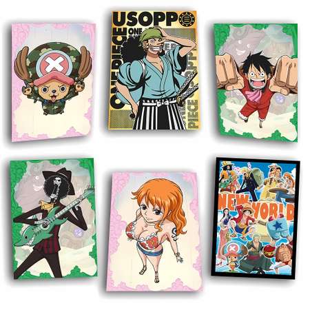 Бокс с наклейками Panini One Piece 50 пакетиков в наборе