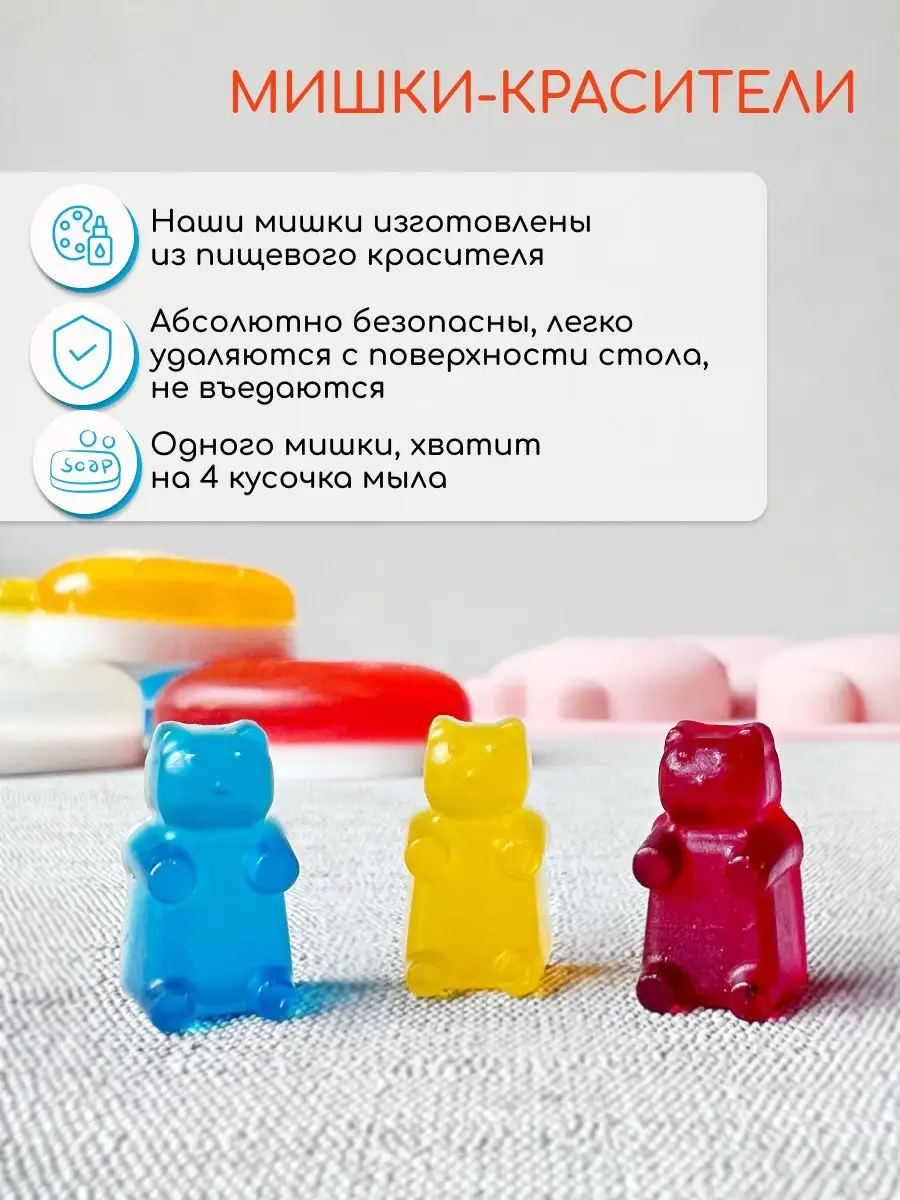 Набор SoapKids Забавные зверята мыло - фото 4
