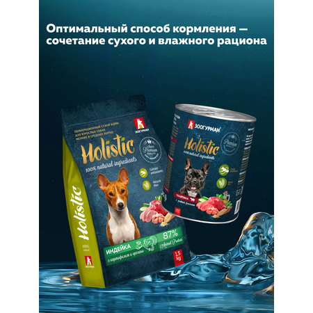 Корм влажный Зоогурман Holistic