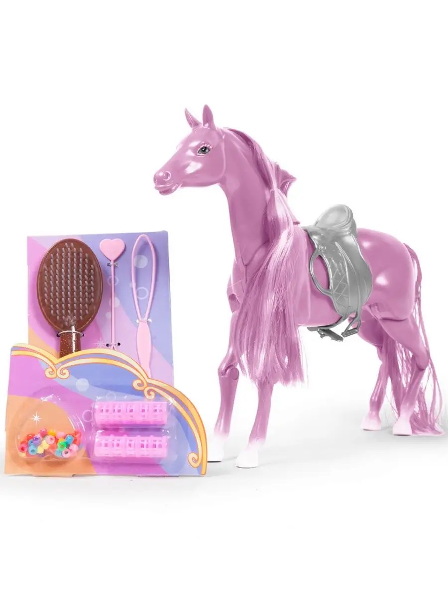 Игровой набор Defa Lucy Лошадка пони 30 см - фото 3