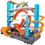 Гараж Hot Wheels Невообразимый гараж с лифтом, многоуровневый, с пусковой установкой
