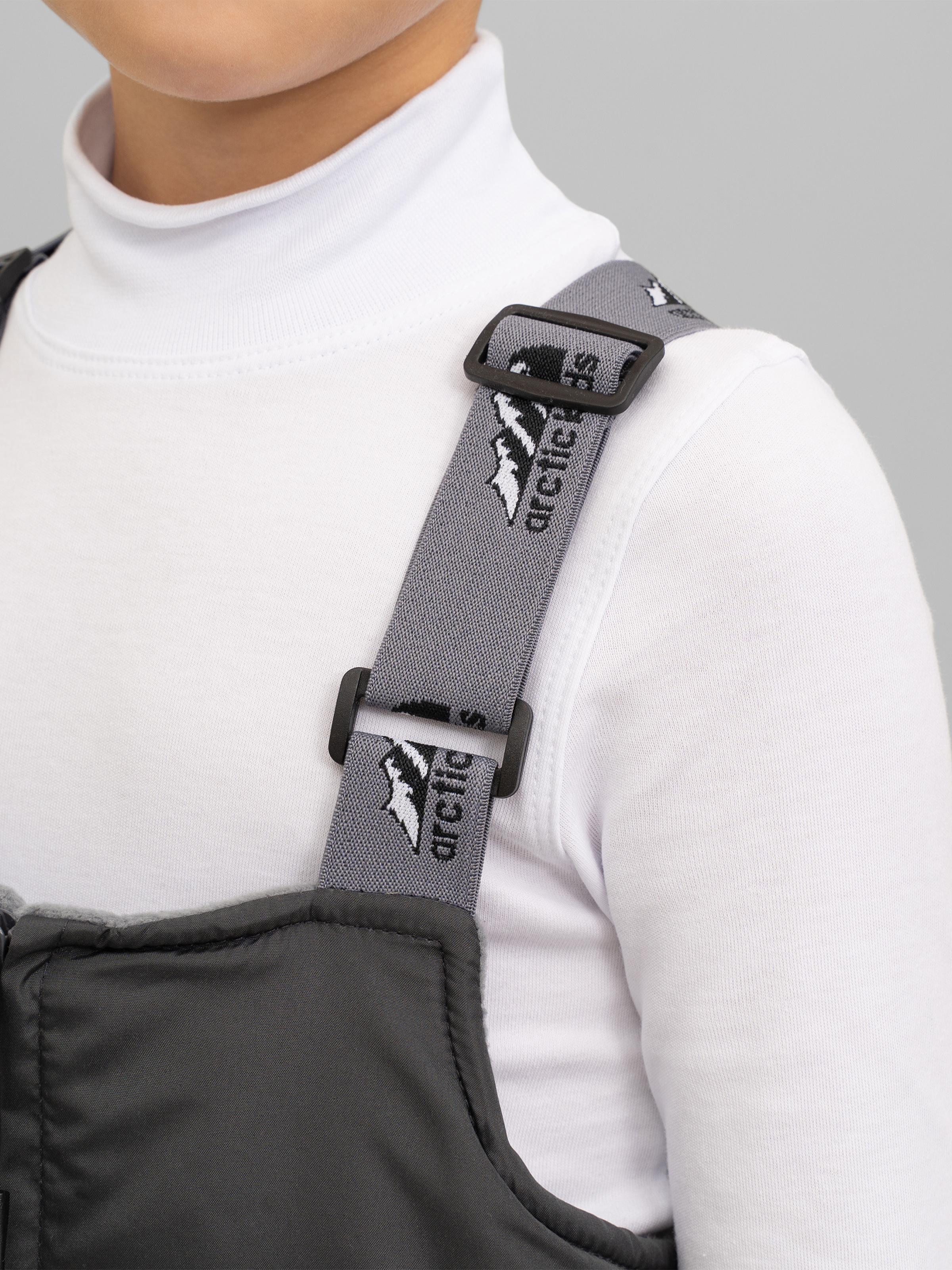 Полукомбинезон Arctic kids 60-010 серый. - фото 11