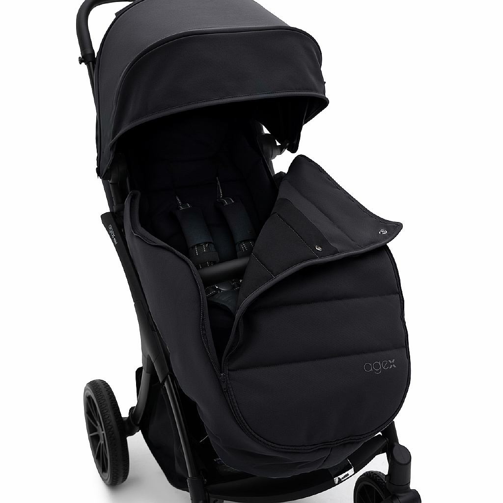 Коляска прогулочная agex All Road черный - фото 6