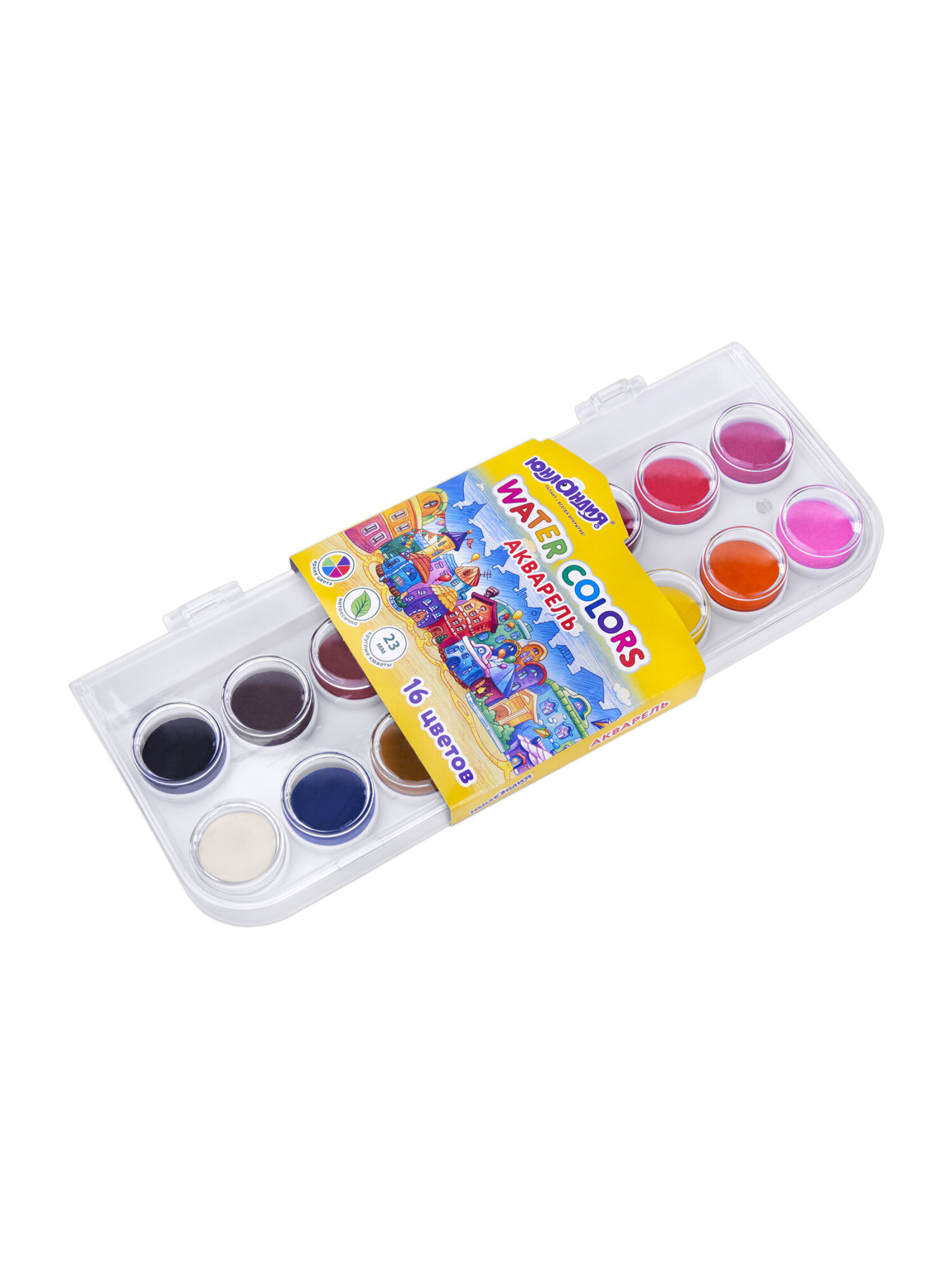 Краски акварель Юнландия 16 цв. - фото 5