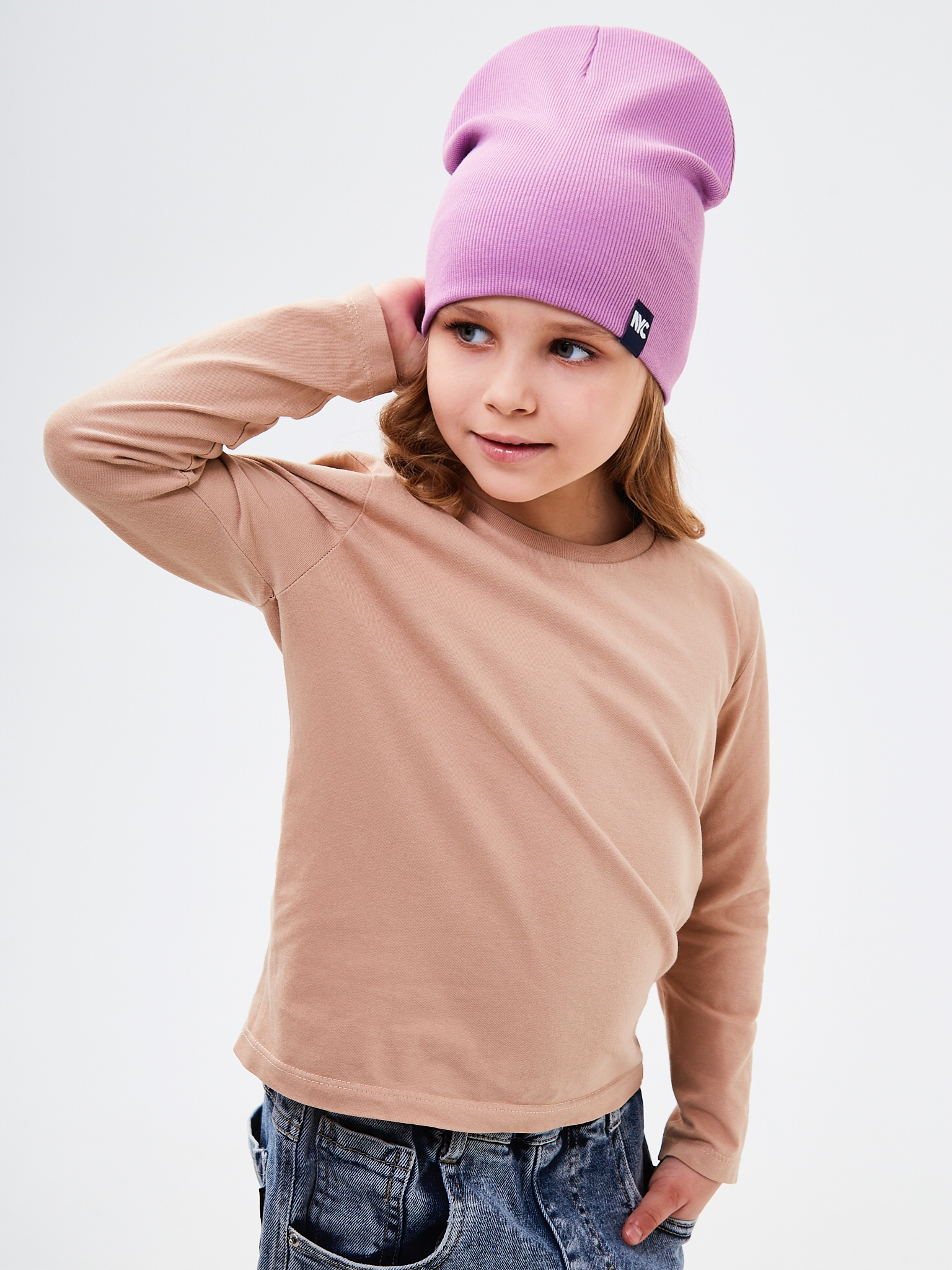 Шапка NYCkids NYC-H-069-KashG-purp - фото 12