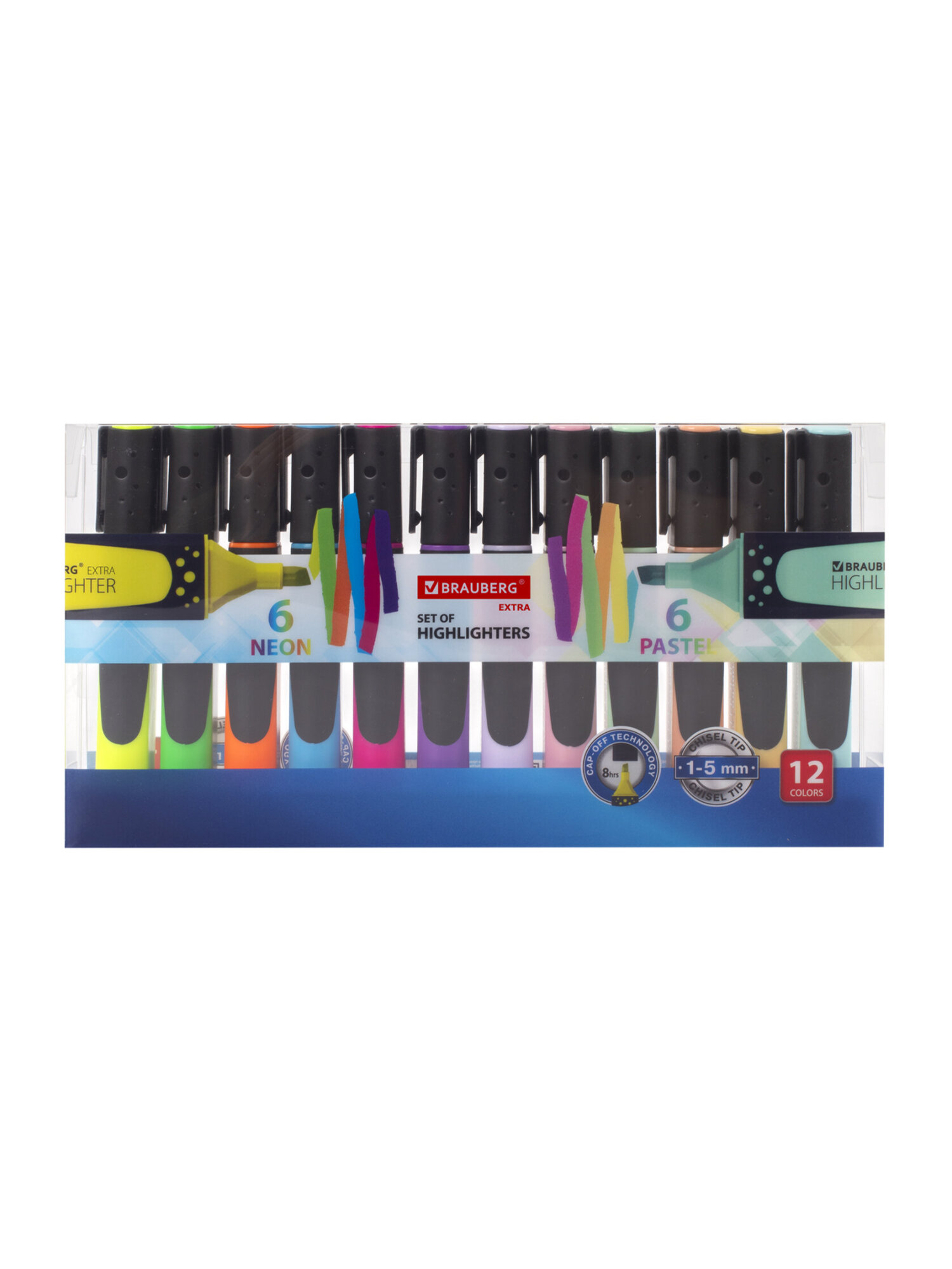 Текстовыделители Brauberg 12 шт. - фото 8