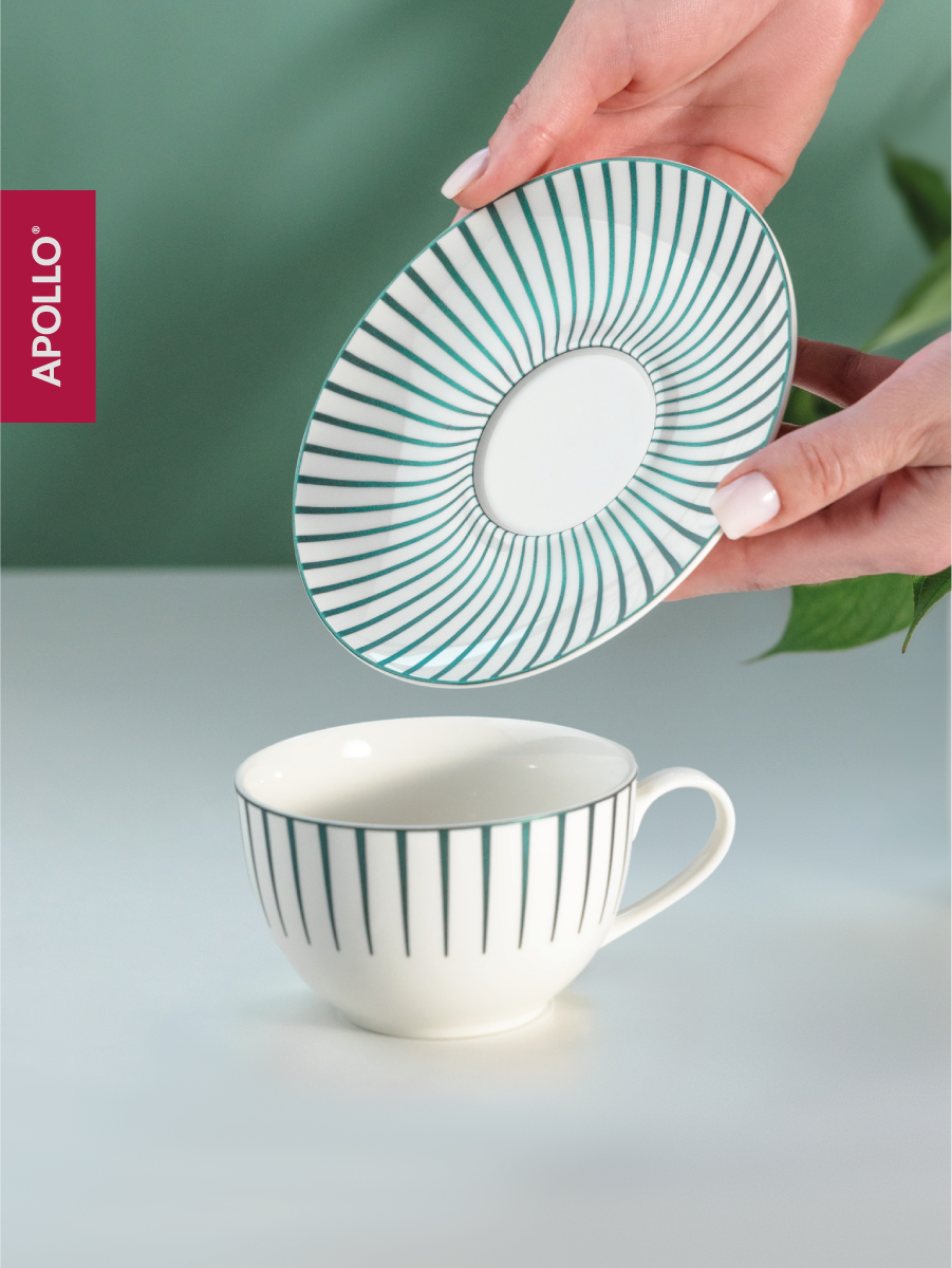 Чайная пара APOLLO 245 мл, зеленый - фото 5