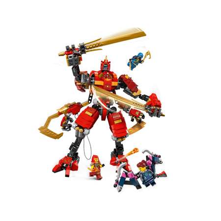 Конструктор LEGO NINJAGO Мех альпинист-ниндзя Кая блочный