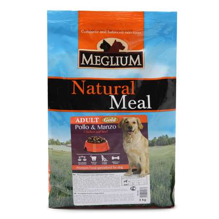 Корм для собак Meglium Adult Gold 3кг