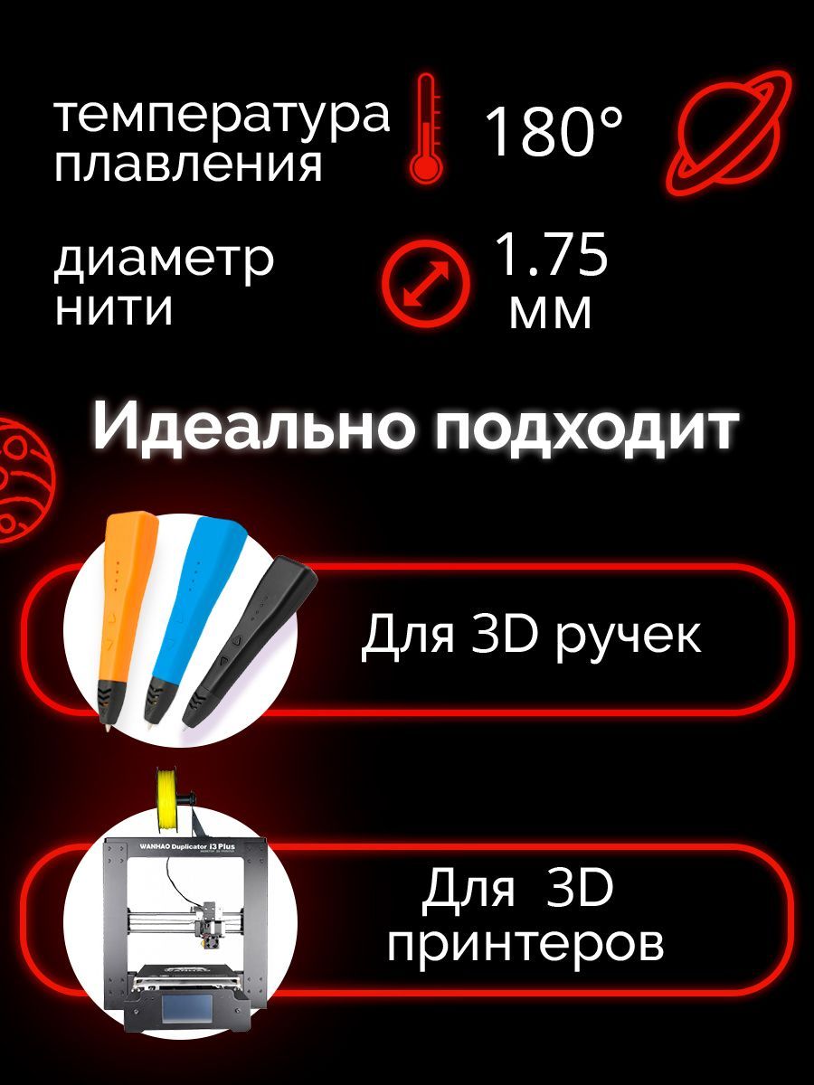 Пластик Funtasy Красный - фото 3