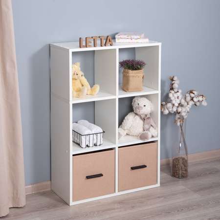 Стеллаж LETTA Quattro New Цвет Белый 642х932hх288