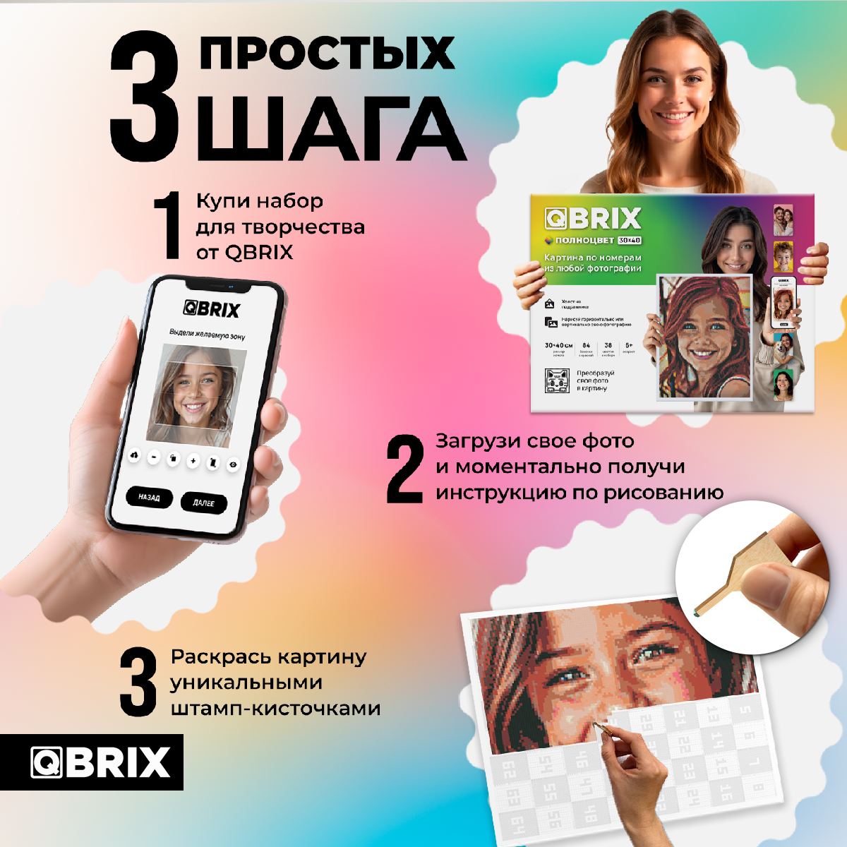 Картина по номерам QBRIX - фото 3