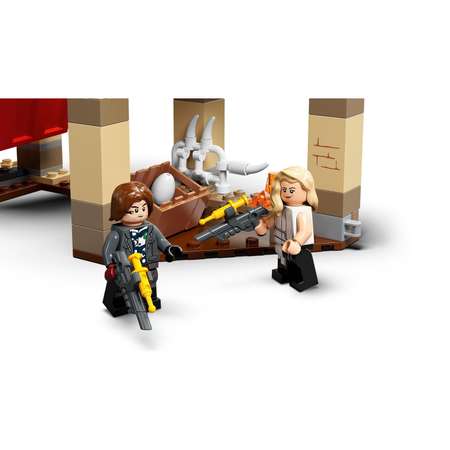 Конструктор LEGO Jurassic World Побег Атроцираптор Тираннозавр блочный