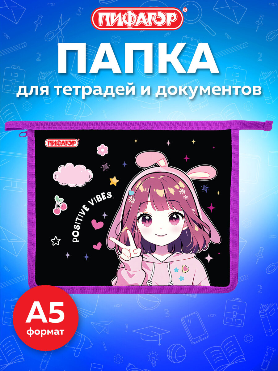 Папка для тетрадей Пифагор А5 - фото 1
