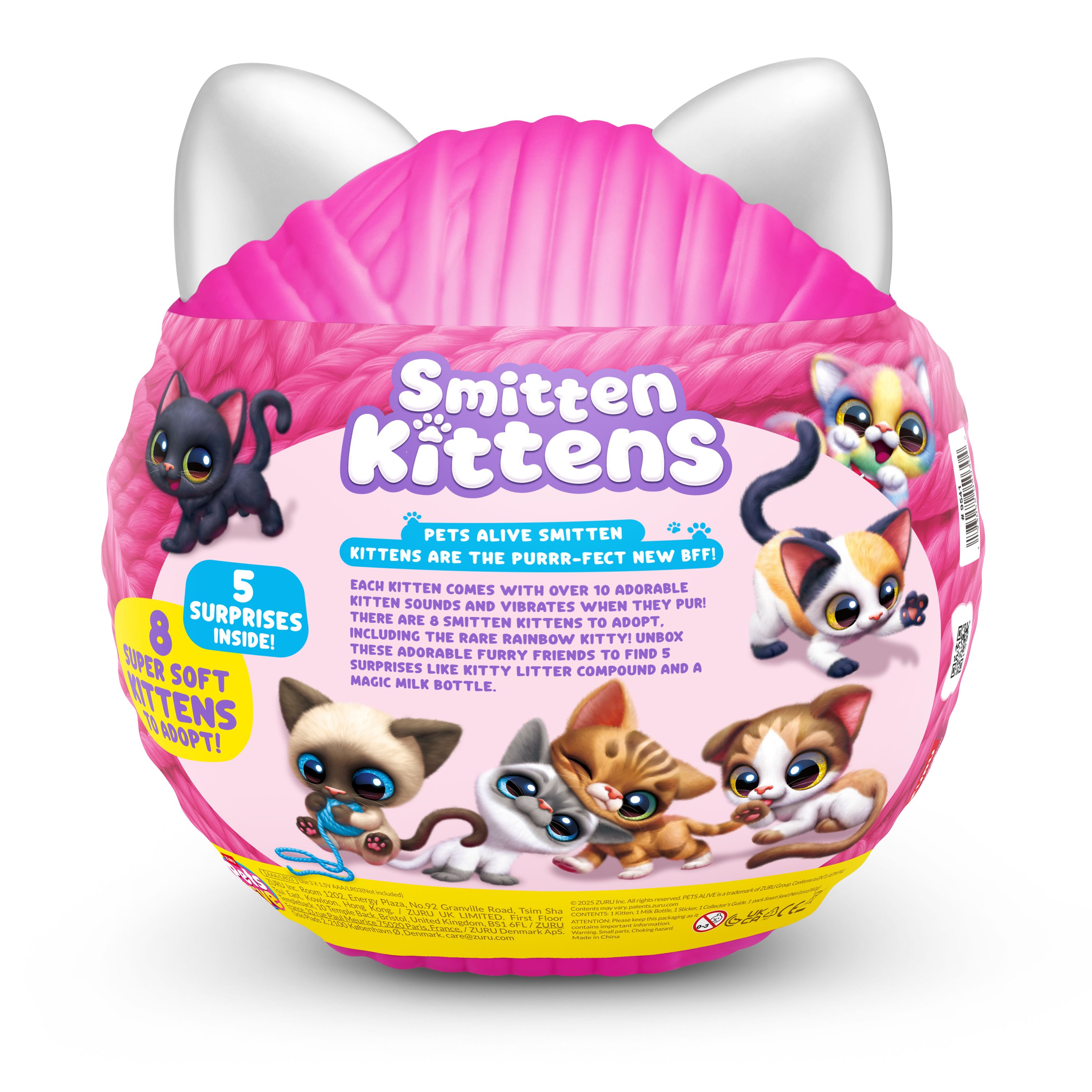 Мягкая игрушка Zuru Pets Alive Smitten Kittens - фото 20