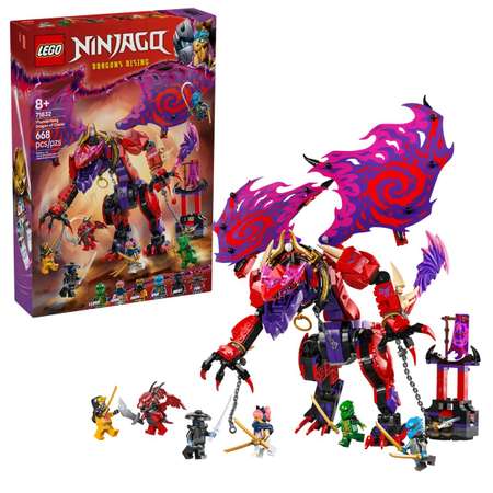 Конструктор LEGO NINJAGO Громовой дракон хаоса блочный