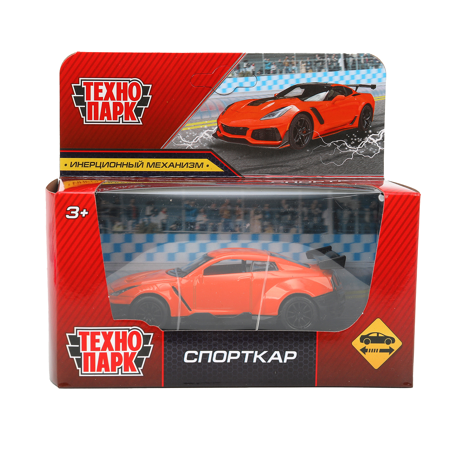 Автомобиль Технопарк Спорткар 393556 - фото 11