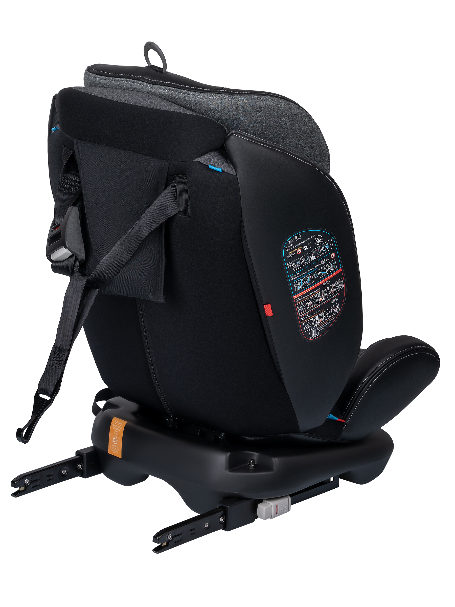 Автокресло Indigo Aero, серый Isofix 0+/1/2/3 (0-36 кг) - фото 4