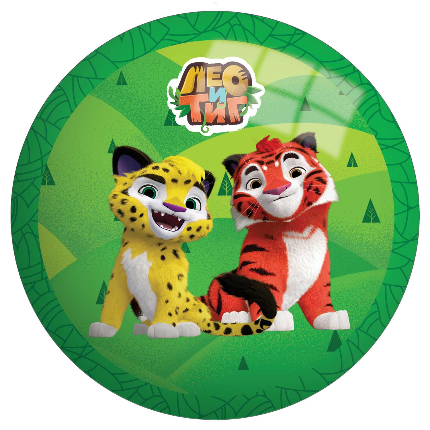 Мяч KiddiePlay Лео и Тиг 23см 4224-1 - фото 1