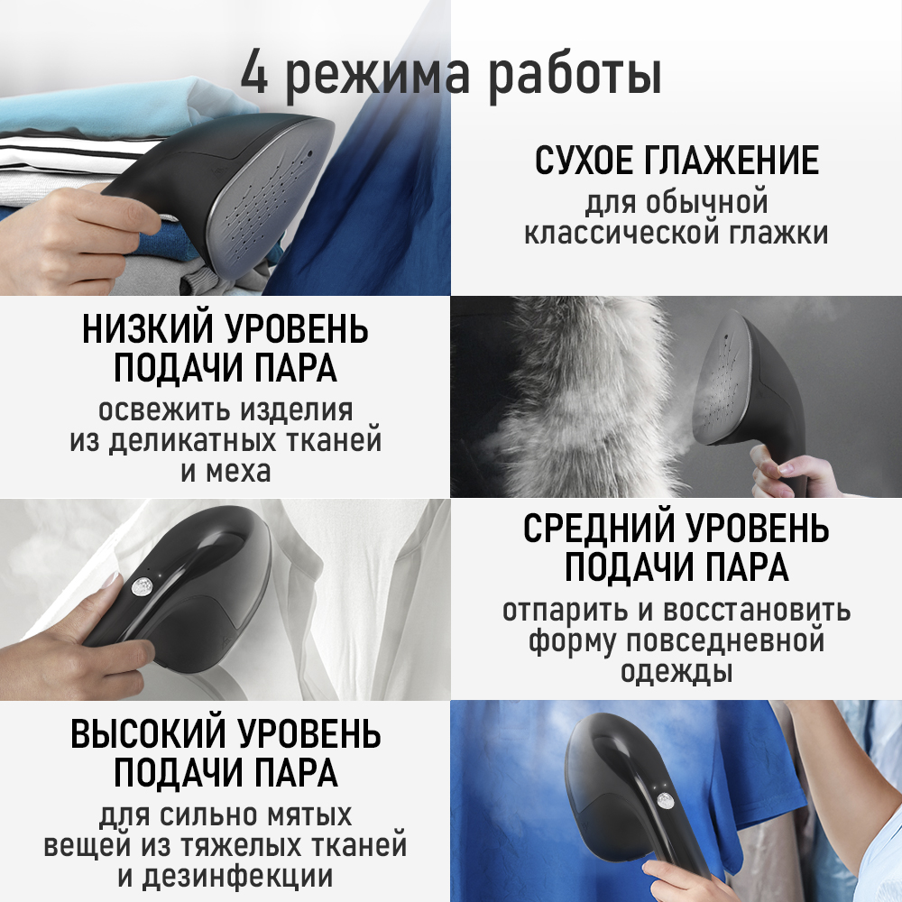 Напольный отпраиватель для одежды OBSIDIAN BS-ST200A - фото 3