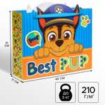 Пакет Дарите Счастье подарочный ламинированный Лучший