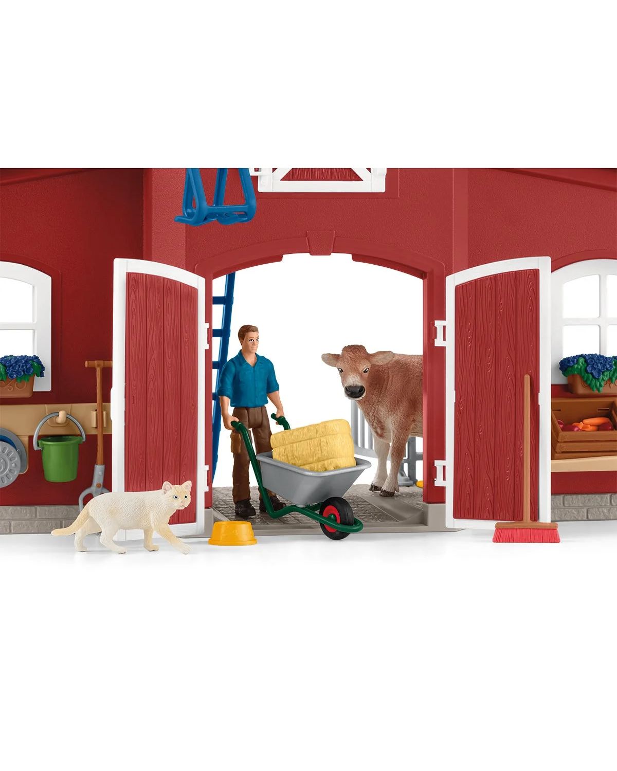 Игровой набор SCHLEICH Red Barn with Animals an - фото 3
