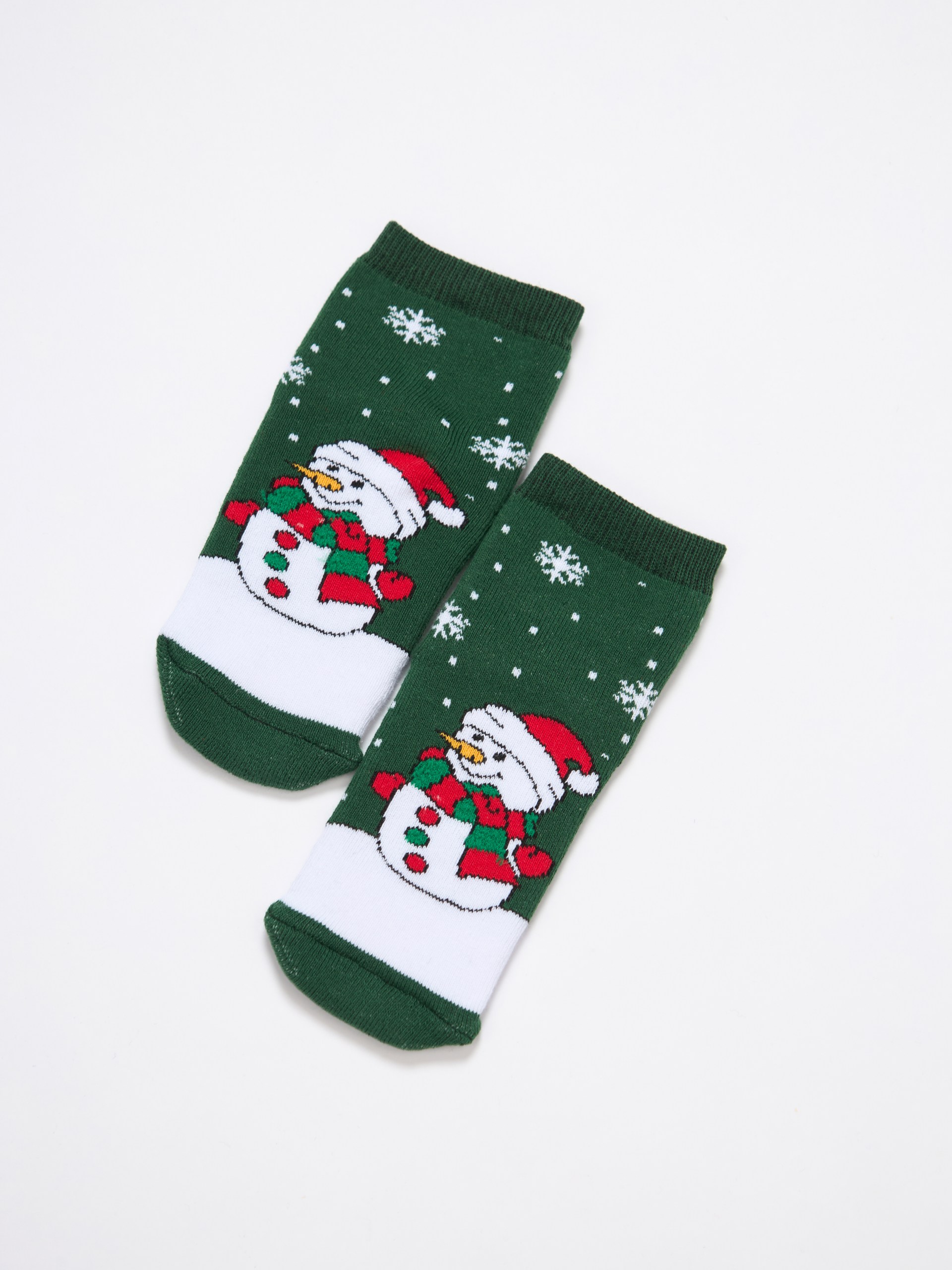 Носки ALEX YVN BT-1977-1-снег.зелен. - фото 4