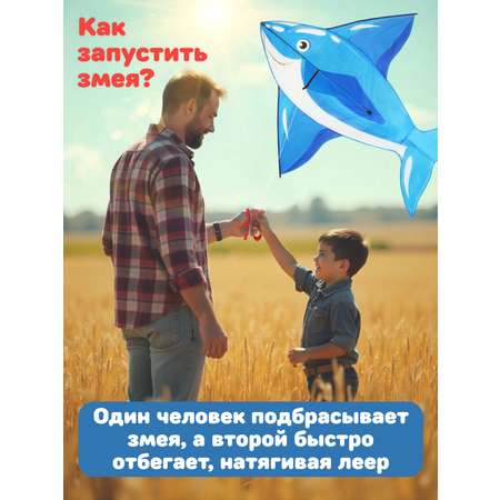 Воздушный змей Наша Игрушка для детей большой 130х145 см