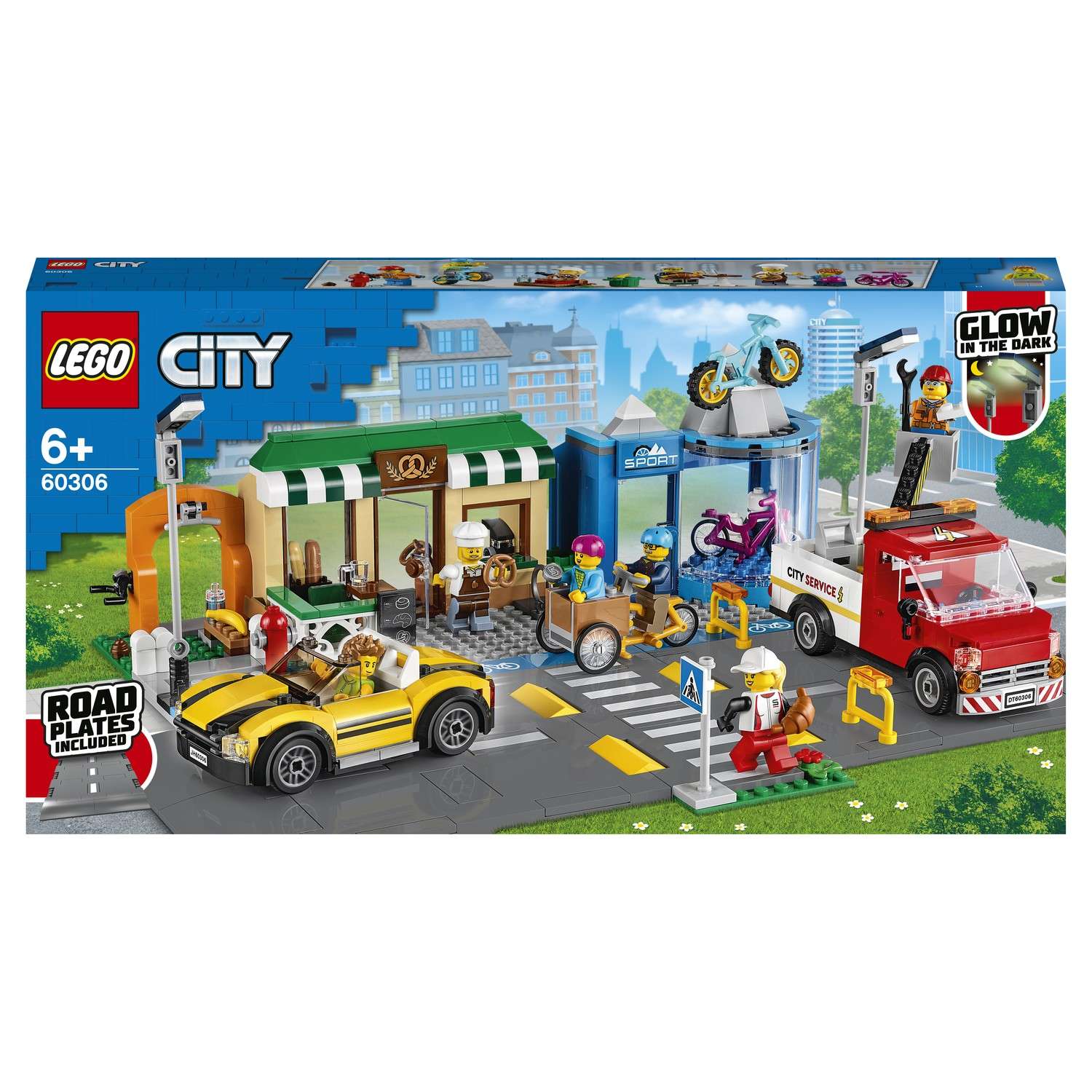 Конструктор LEGO City Торговая улица блочный - фото 2