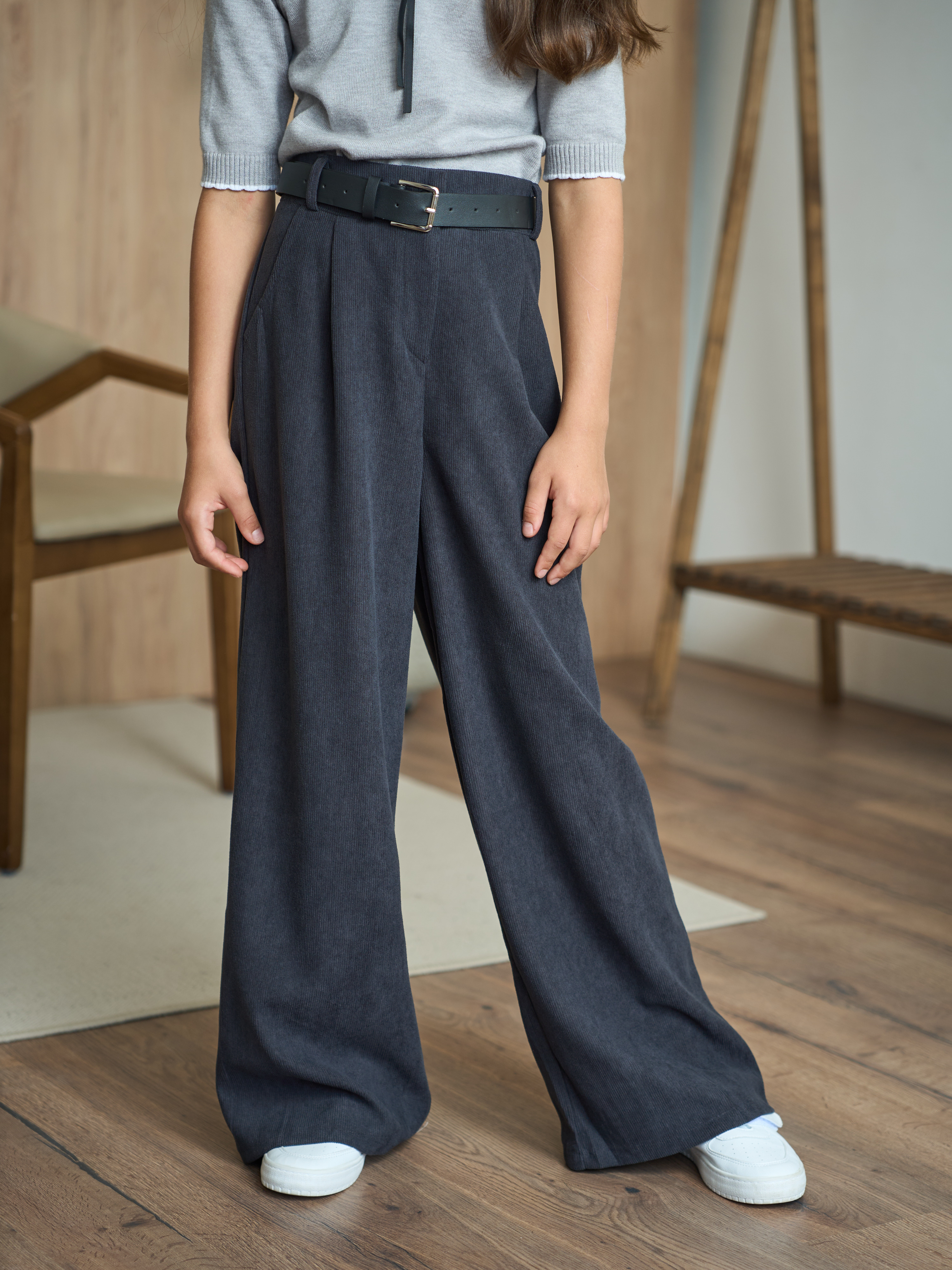 Брюки-палаццо СИНЯЯ МОДА W503A-G39 - фото 5