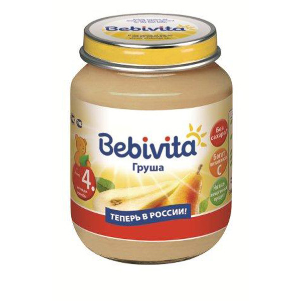 Пюре Bebivita Груша с 4 мес 100 г - фото 6