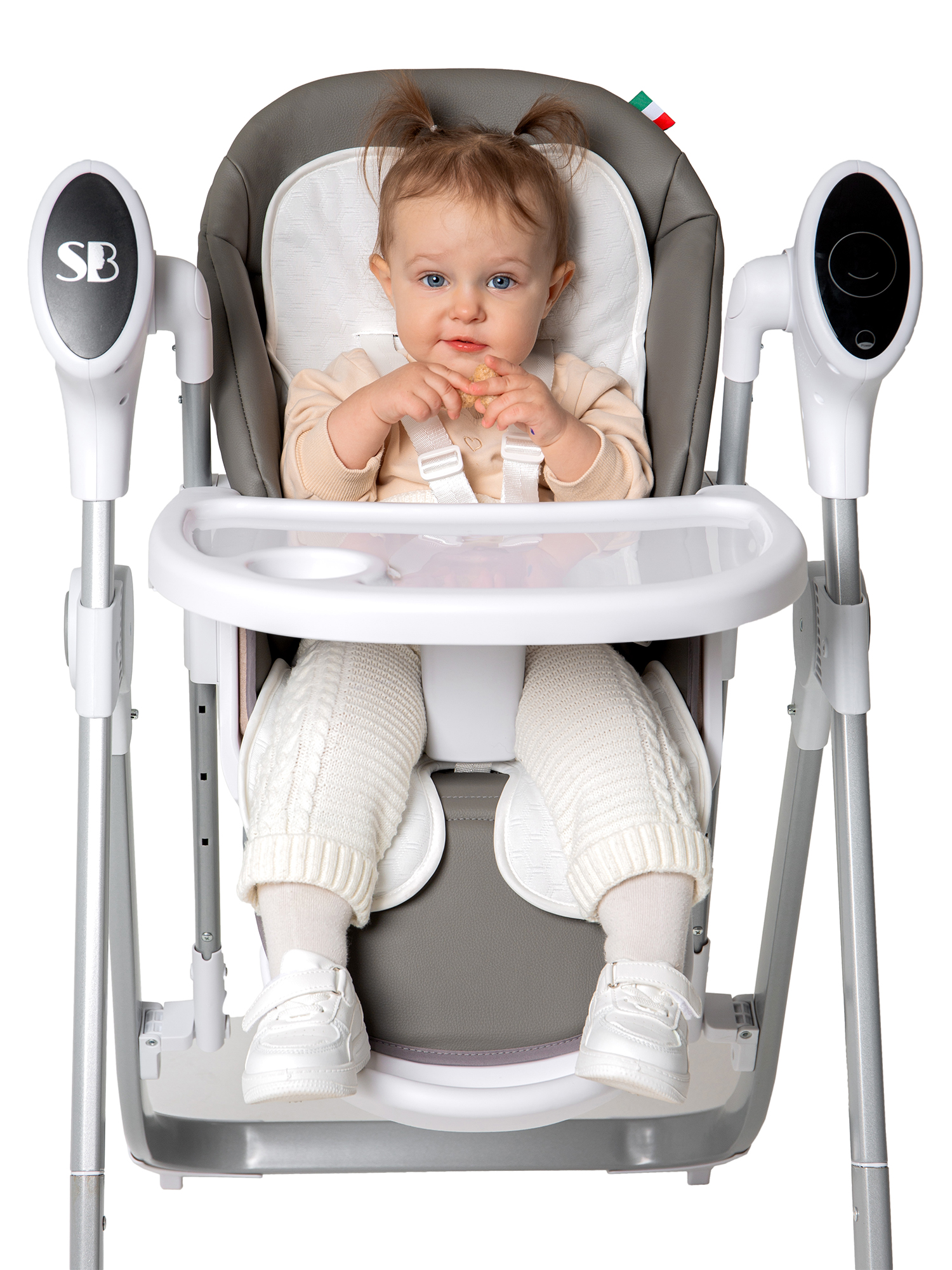 Стульчик для кормления Sweet Baby Amuleto Grey серый - фото 39