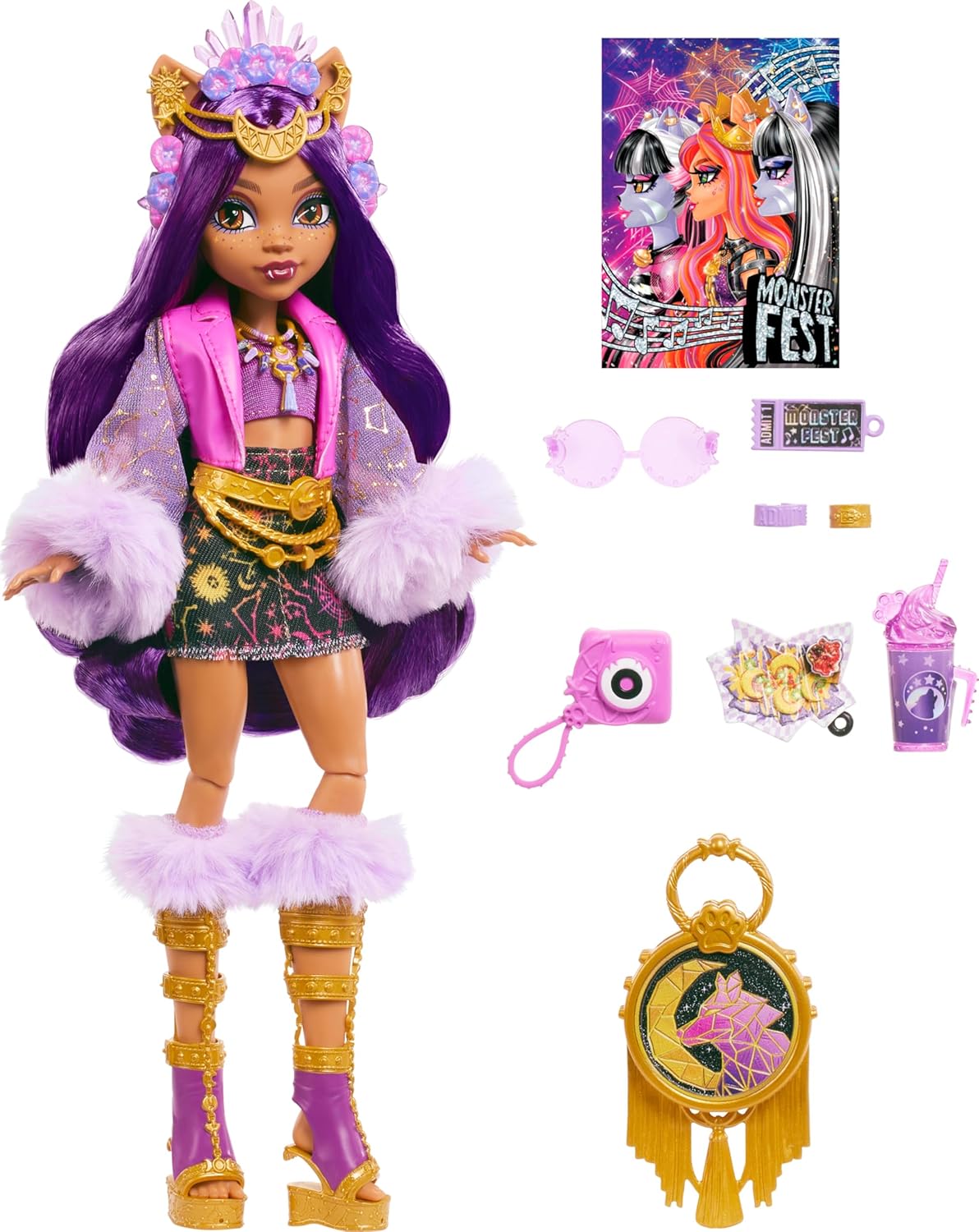 Кукла модельная Monster High Клодин HXH80 - фото 1