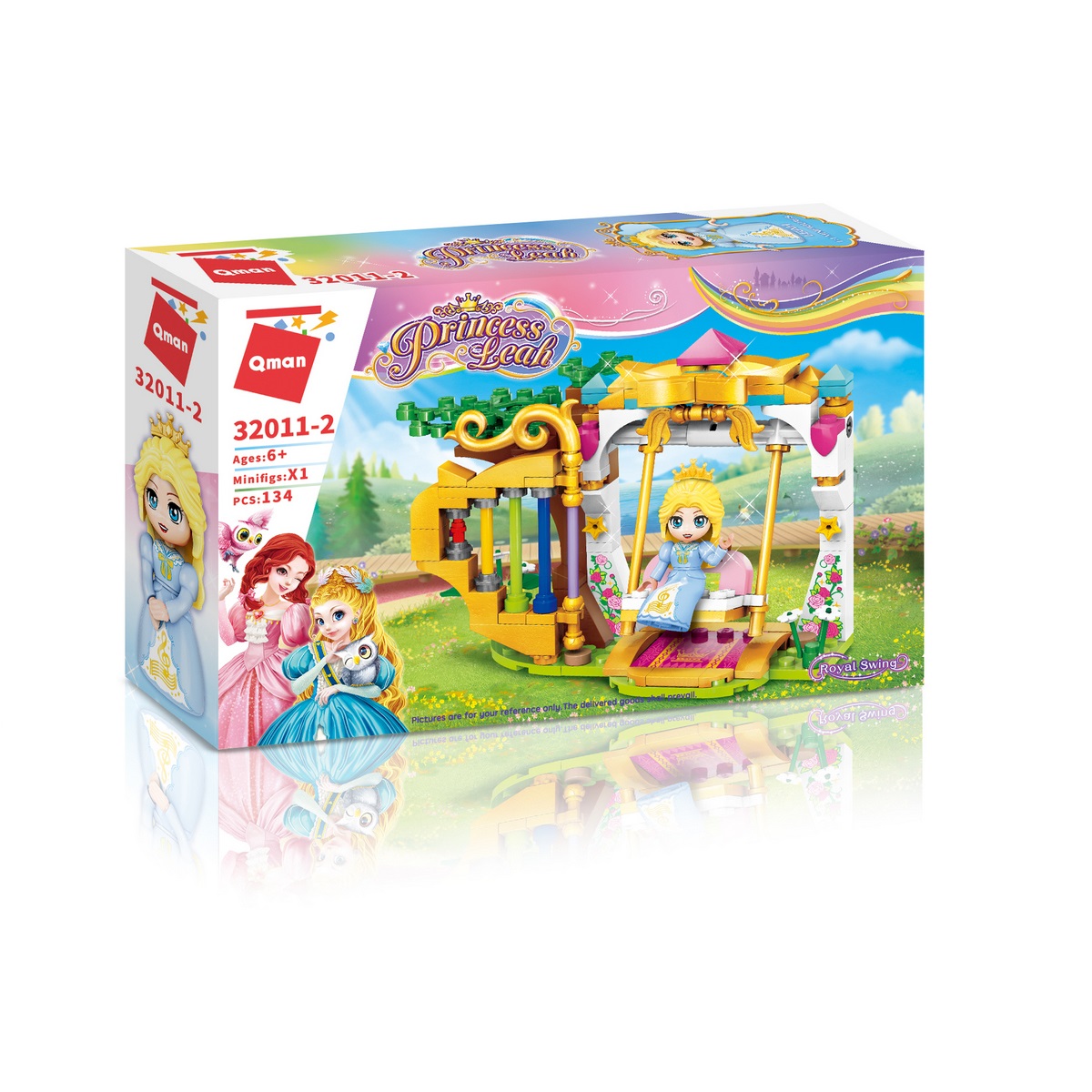 Конструктор QMAN Принцесса Лея Качели в саду - фото 2
