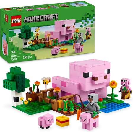 Конструктор LEGO Minecraft Домик для маленьких поросят блочный