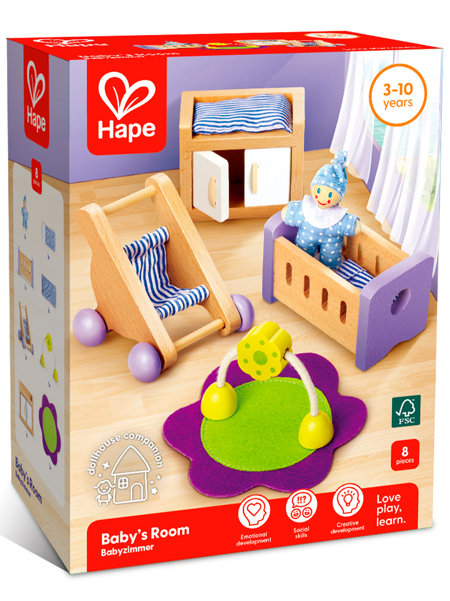 Домик для кукол Hape с мебелью E3459_HP - фото 10