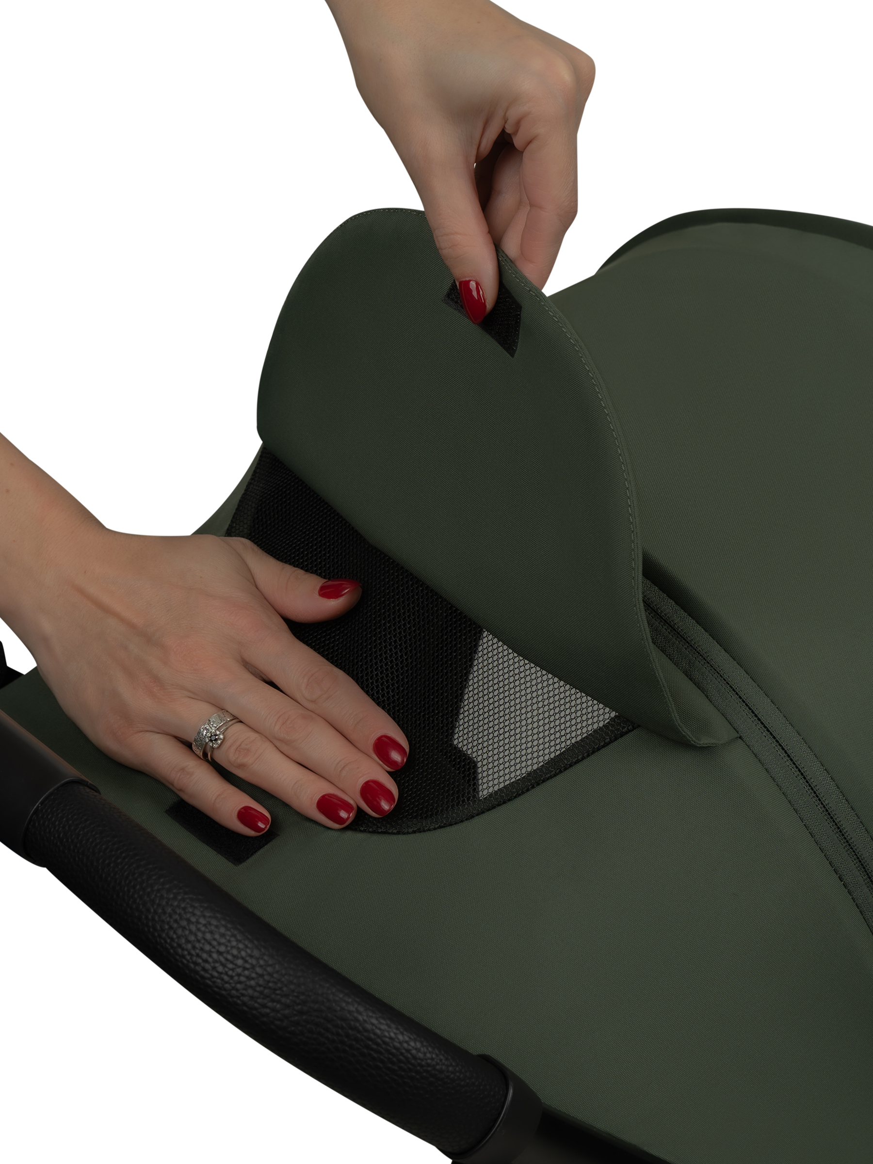 Коляска прогулочная JOVOLA Skill темно-зеленый - фото 30